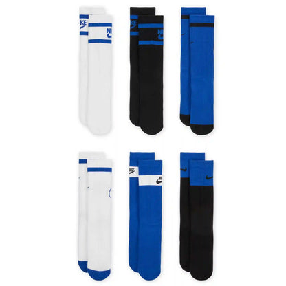 Kids' Nike Cushioned Crew SIZE 5Y-7Y 6-PAIR PACK