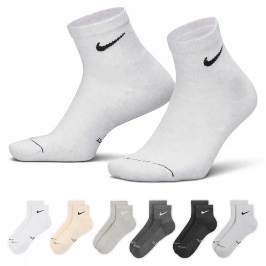 Kids' Nike Everyday Elevated Ankle 6-Pair Pack