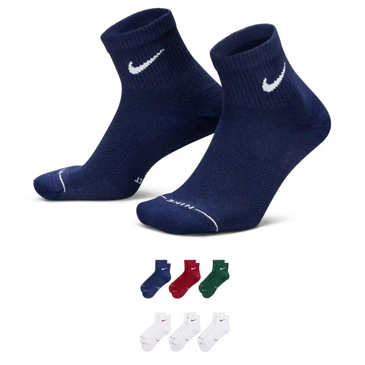 Kids' Nike Everyday Elevated Ankle 6-Pair Pack