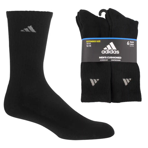 Men's adidas Cushioned Crew XL 6-Pair Pack
