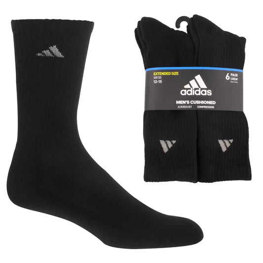 Men's adidas Cushioned Crew XL 6-Pair Pack