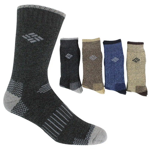 Men's Columbia Solid Crew 4-Pair Pack