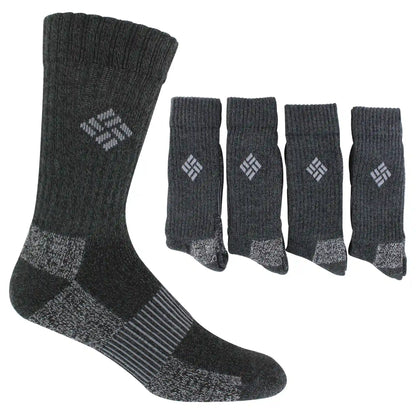 Men's Columbia Solid Crew 4-Pair Pack