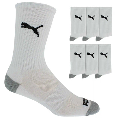 Men's PUMA Premium Crew Sock 6-Pair Pack