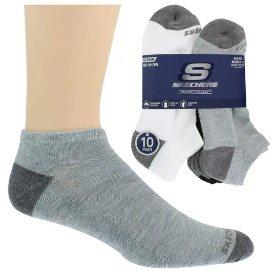 Men's Skechers No-Show 10 For $10
