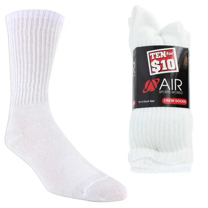 Men's Air Sports World Crew 10 For $10