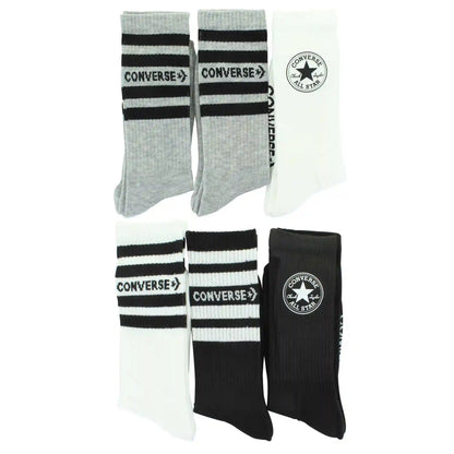 Men's Converse Half-Cushion Logo Crew 6-Pair Pack