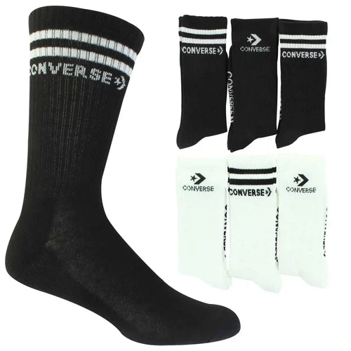 Men's Converse Half-Cushion Crew 6-Pair Pack
