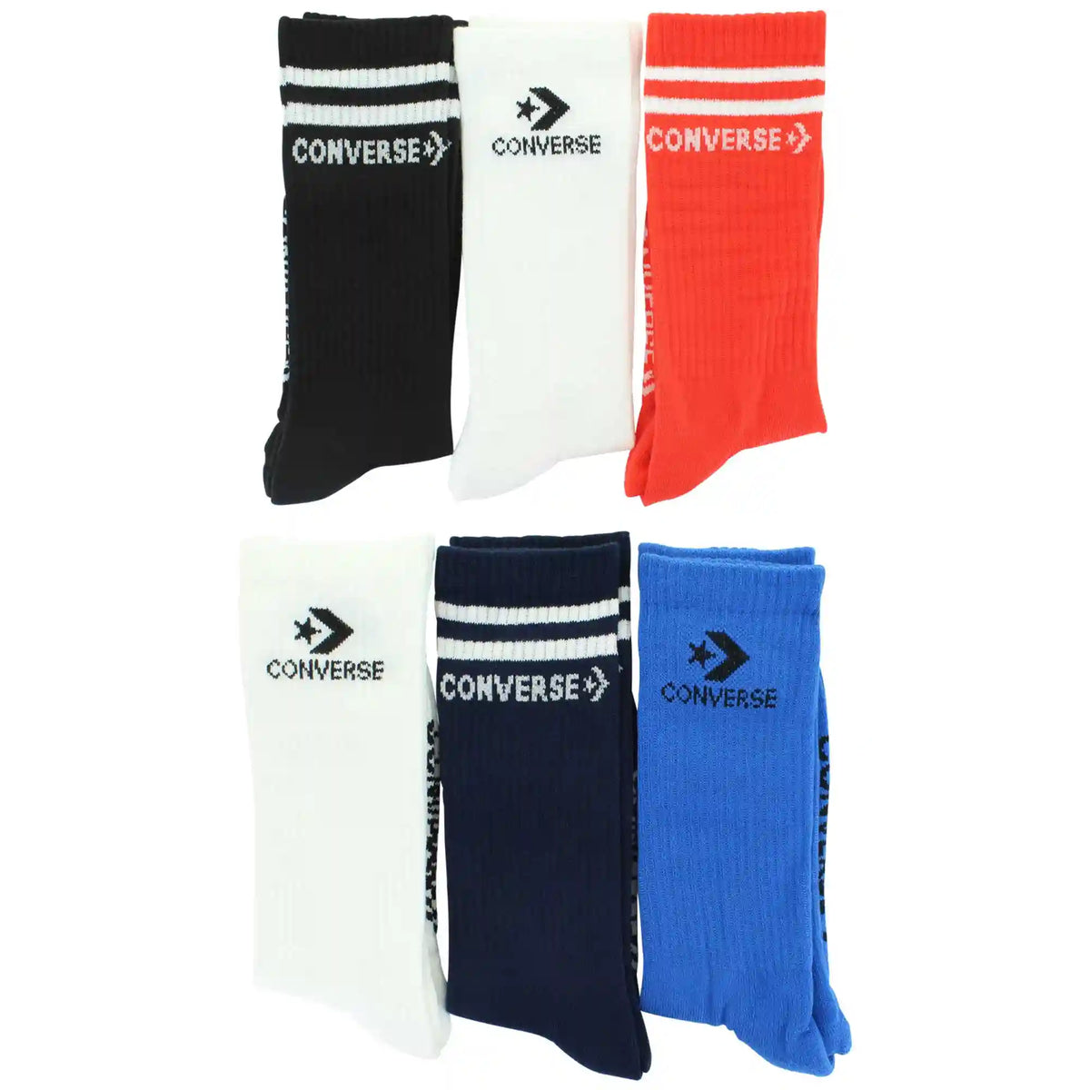 Men's Converse Half-Cushion Crew 6-Pair Pack