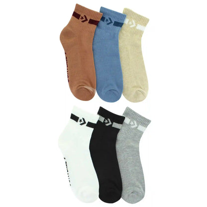 Men's Converse Half-Cushion Quarter 6-Pair Pack