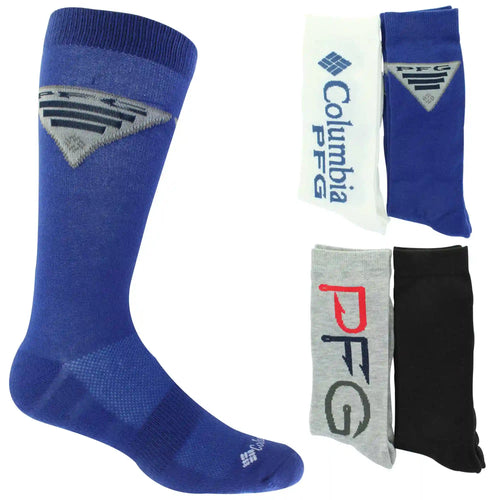 Men's Columbia PFG Classic Crew 4-Pair Pack