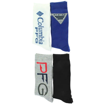 Men's Columbia PFG Classic Crew 4-Pair Pack