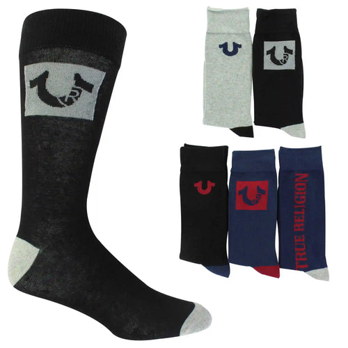 Men's True Religion Crew 5-Pair Pack