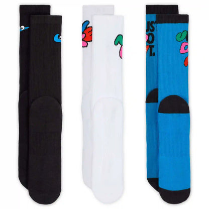 Men's Nike Swooshy Cushioned Crew 3 Pairs