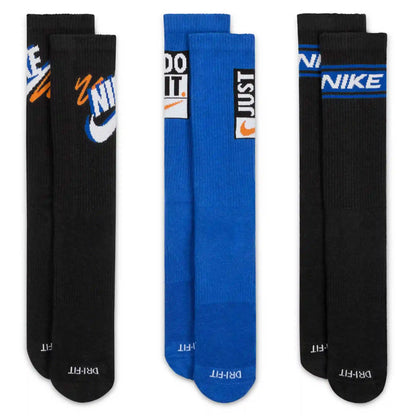 Men's Nike Everyday Plus Cushioned Crew 3 Pairs