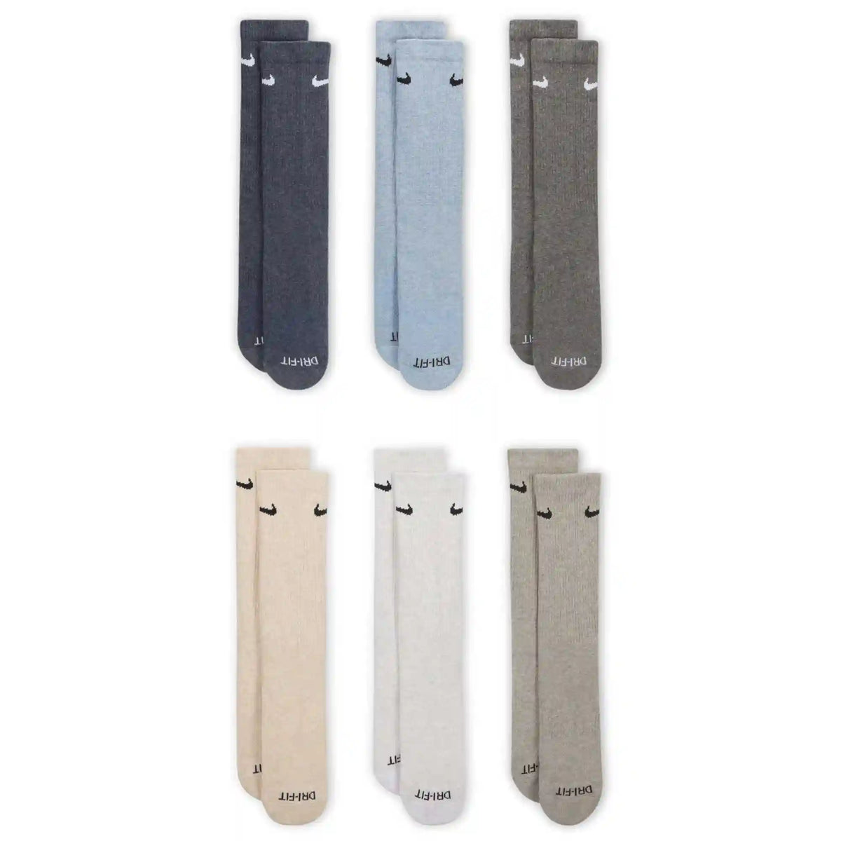 Men's Nike Everyday Cushioned Crew 6-Pair Pack