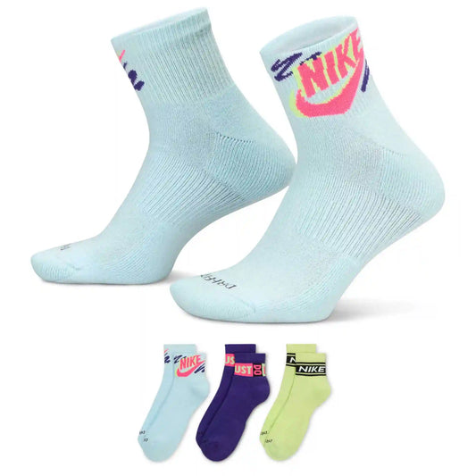 Men's Nike Everyday Plus Ankle 3-Pair Pack