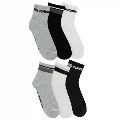 Men's Converse Half-Cushione Quarter 6-Pair Pack
