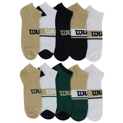 Men's Wilson No-Show Socks 10 For $10