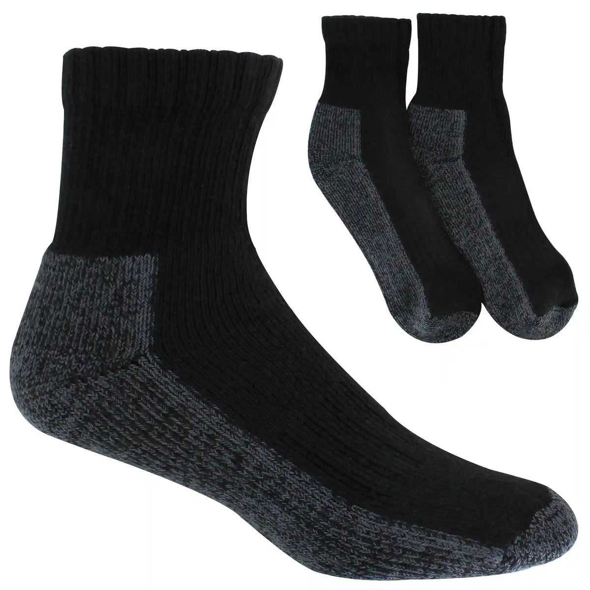 Men's Wolverine Steel-Toe Work Quarter 2-Pair Pack