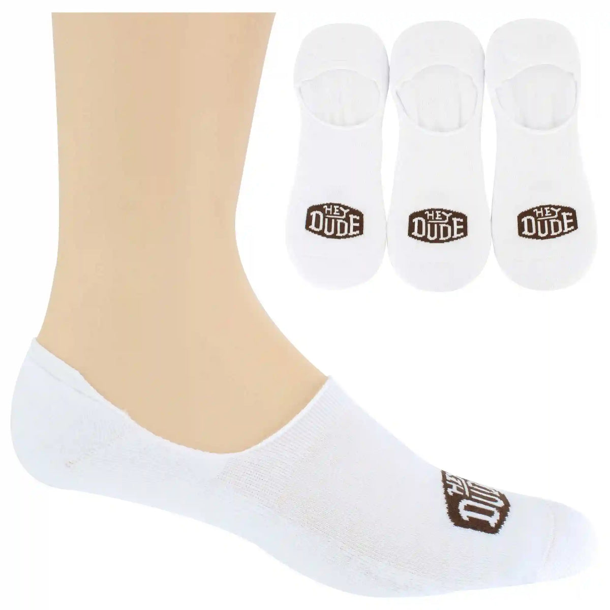 Men's HEYDUDE No-Show 3-Pair Pack