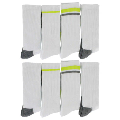 Men's Umbro Striped Performance Crew 8-Pair Pack