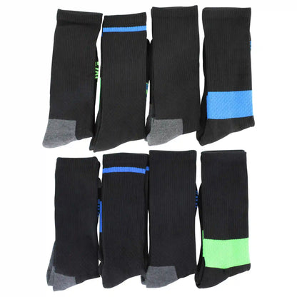Men's Umbro Color Block Performance Crew 8 Pairs