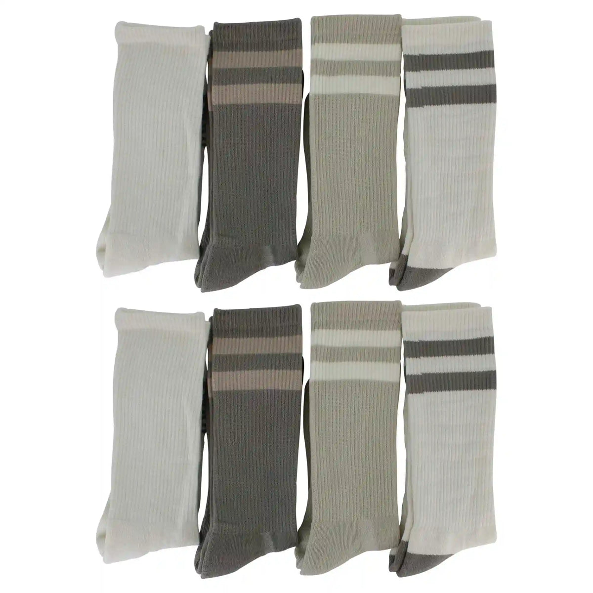 Men's Umbro Striped Performance Crew 8-Pair Pack