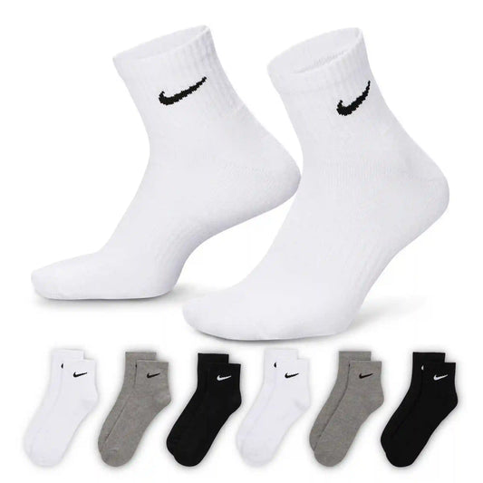 Men's Nike Everyday Cushioned Ankle Socks 6 Pairs