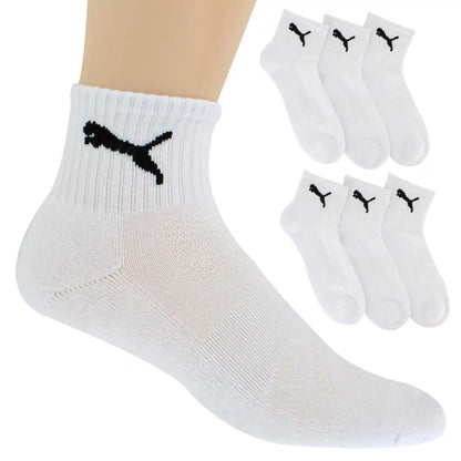 Men's PUMA Cushioned Quarter Crew 6-Pair Pack