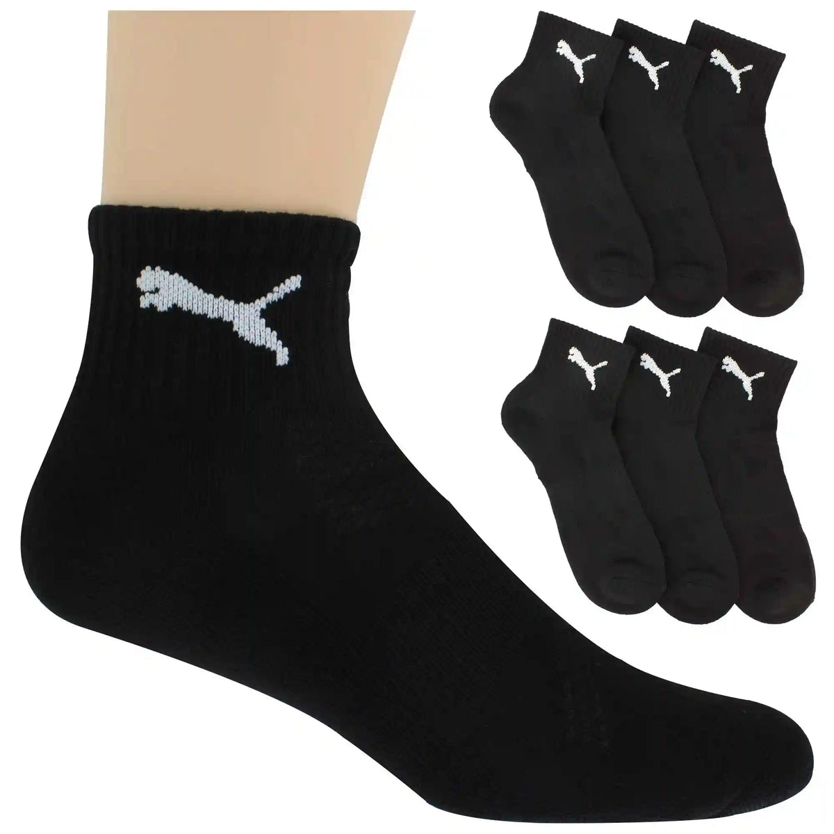 Men's PUMA Cushioned Quarter Crew 6-Pair Pack