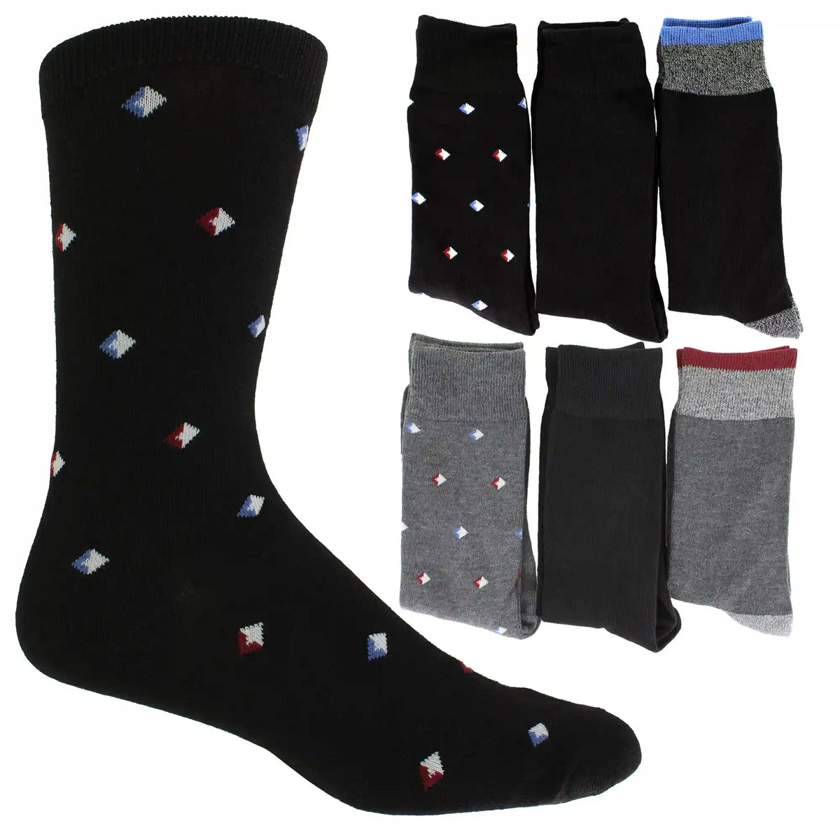 Men's BRUNO MAGLI Crew 6-Pair Pack