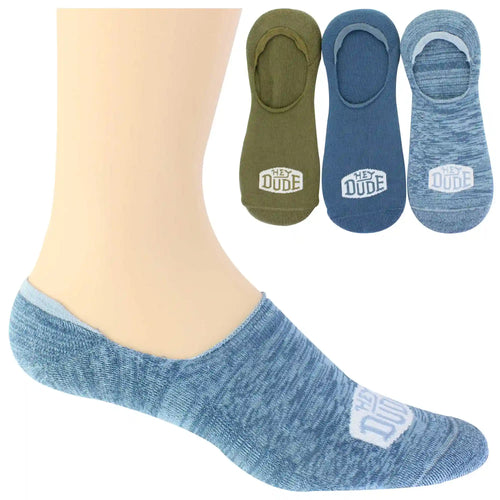 Men's HEYDUDE Marled No-Show 3-Pair Pack