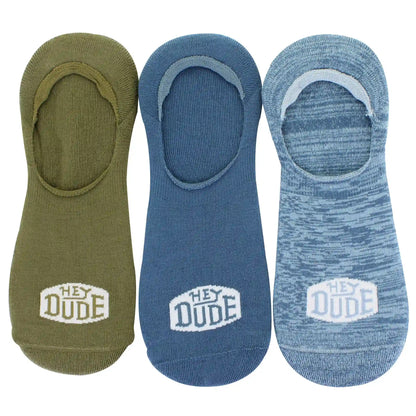 Men's HEYDUDE Marled No-Show 3-Pair Pack