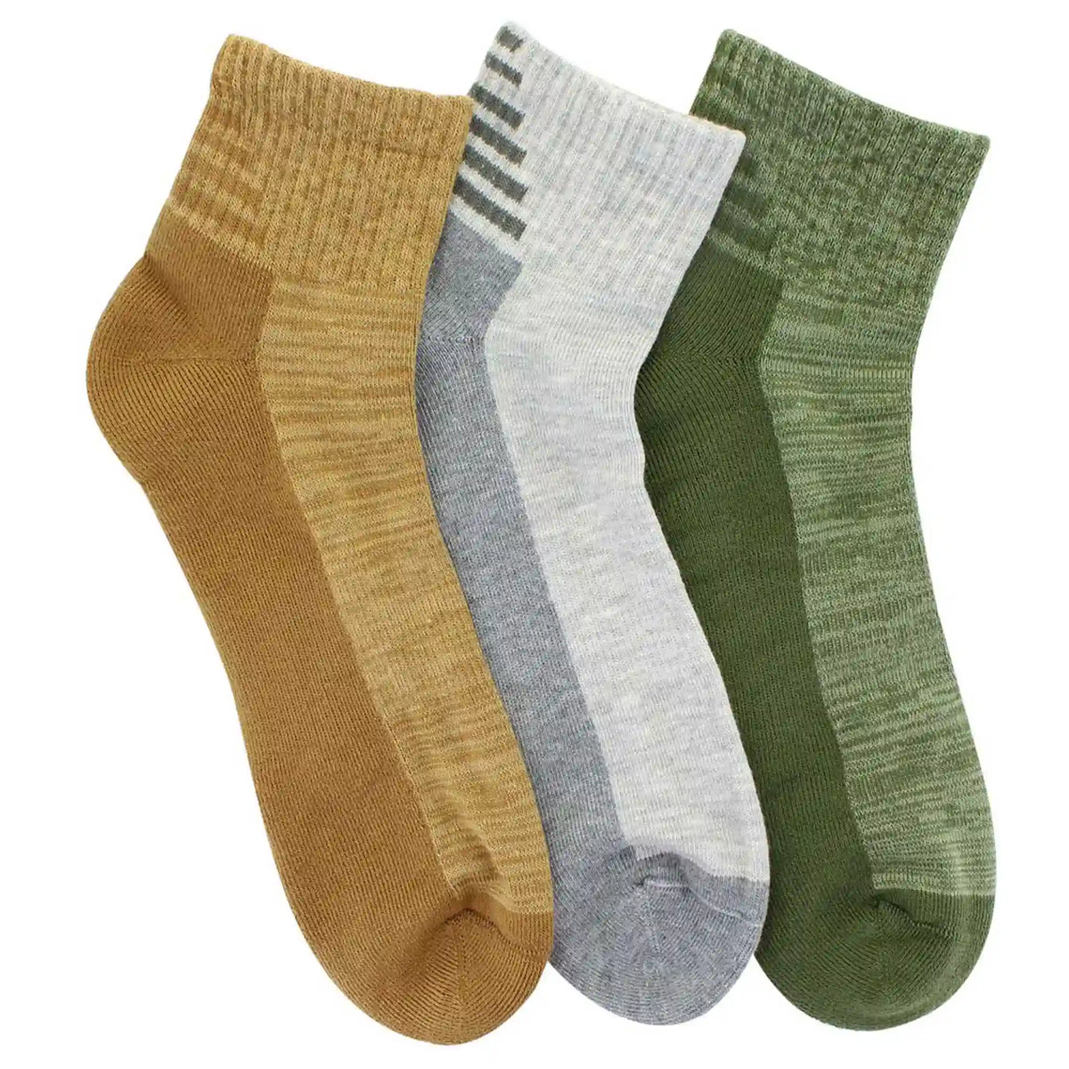 Men's Crocs Solid Quarter 3-Pair Pack