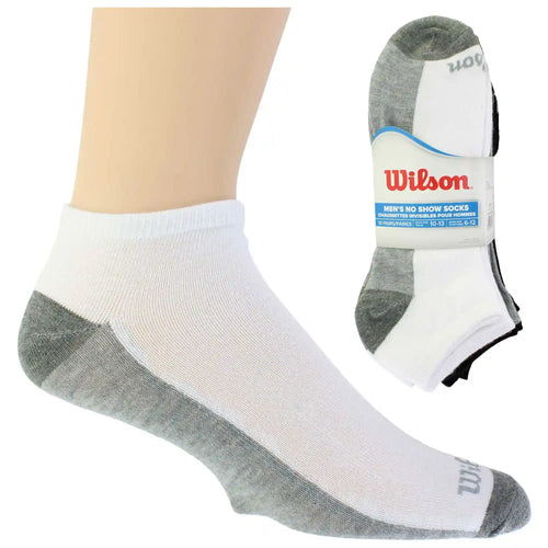 Men's Wilson Solid No-Show 10 for $10