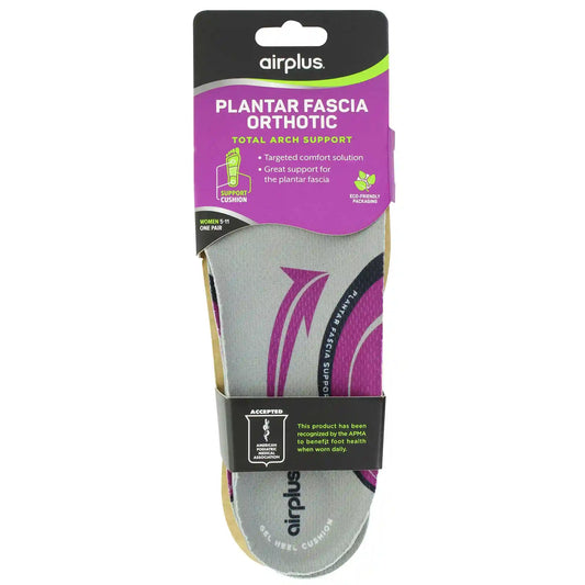 Women's airplus Plantar Fascia Orthotic Insoles