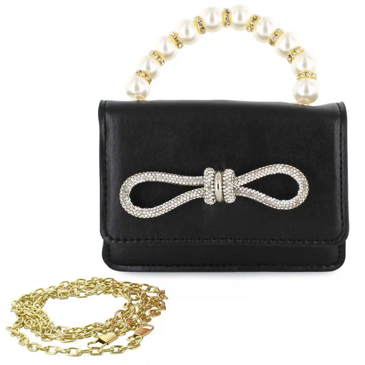 Willow & Ruby Studded Bow Mini Bag