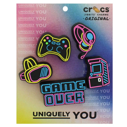 Crocs Jibbitz Light-Up Neon Gamer 5-Pack