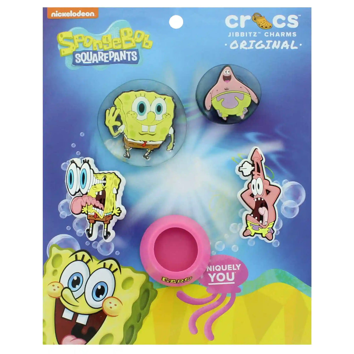 Crocs Jibbitz SpongeBob SquarePants Bubble 5-Pack