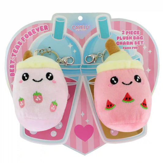Best-Teas Forever 2-Piece Plush Bag Charm Set
