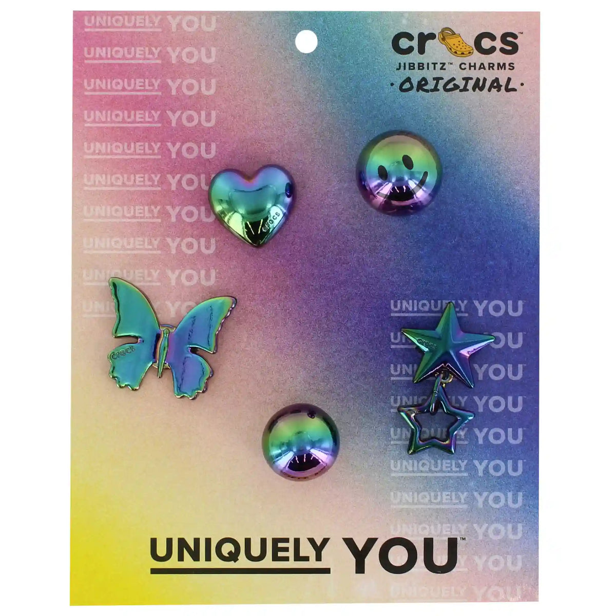 Crocs Jibbitz Iridescent Meta 5-Pack