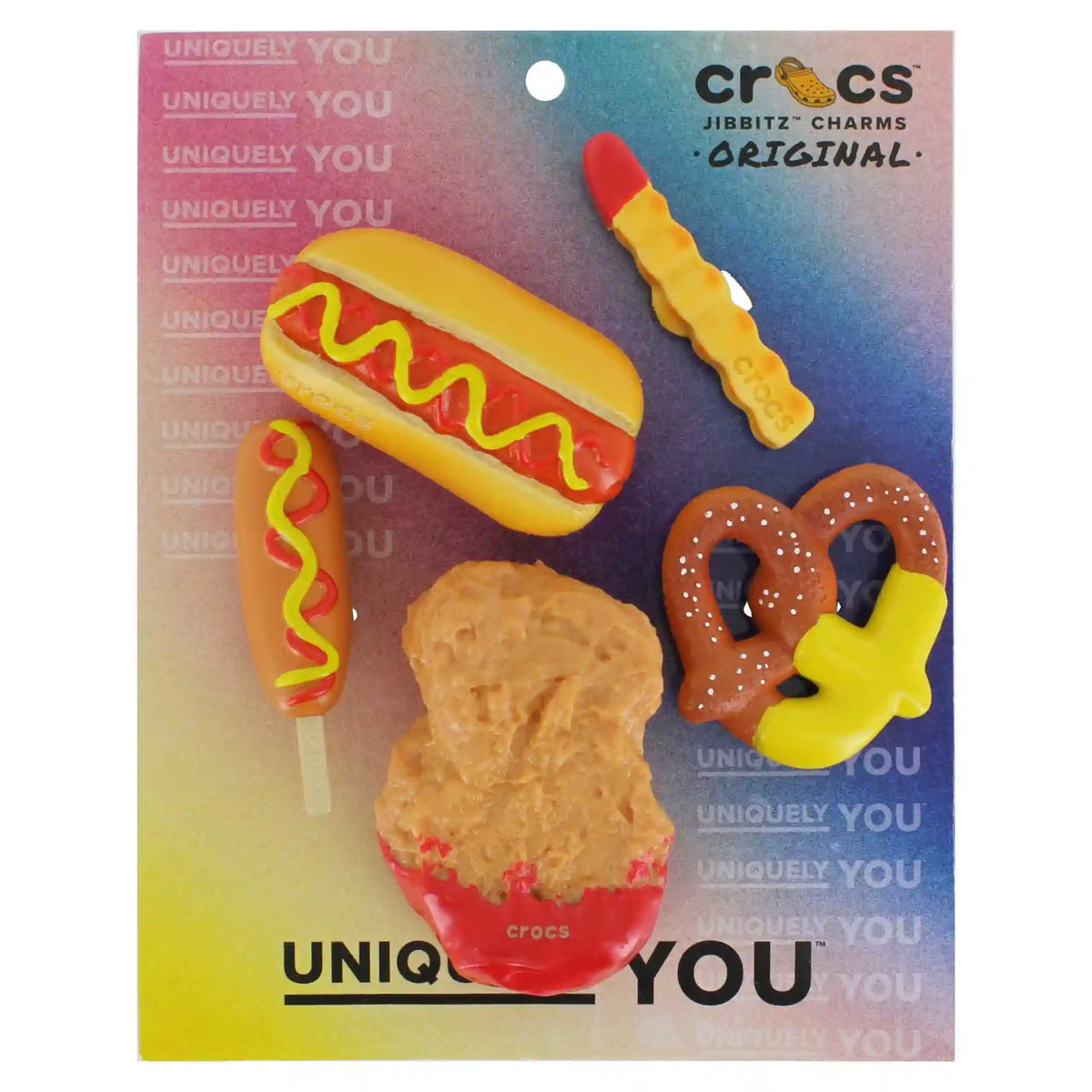 Crocs Jibbitz Yum Dipped Junk Food 5-Pack