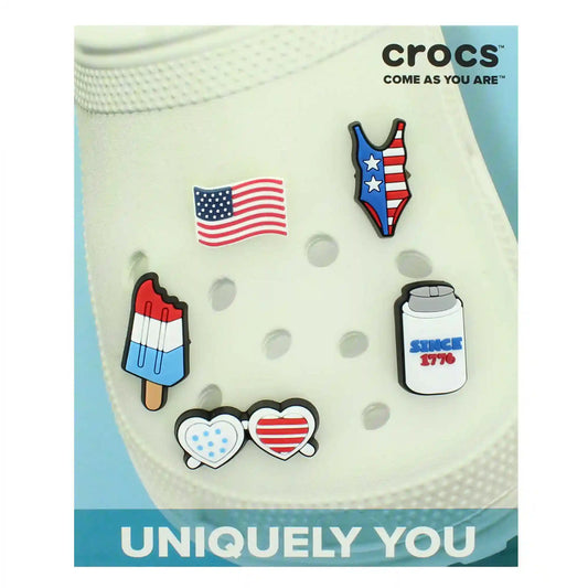 Crocs Jibbitz U.S.A. 5-Pack