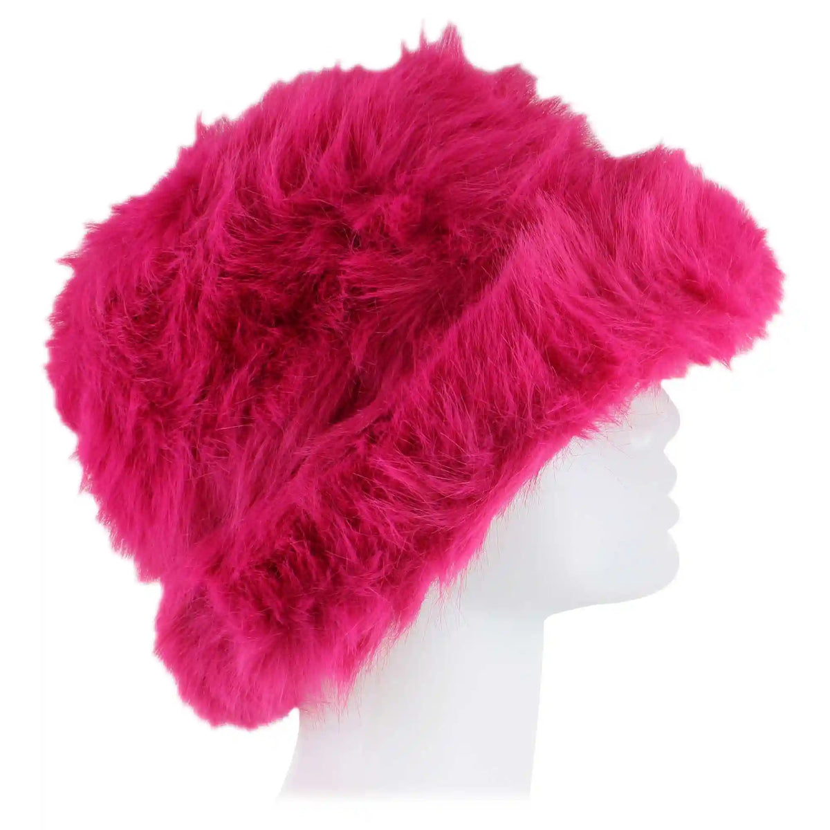 Women's Couture Gems Faux-Fur Bucket Hat