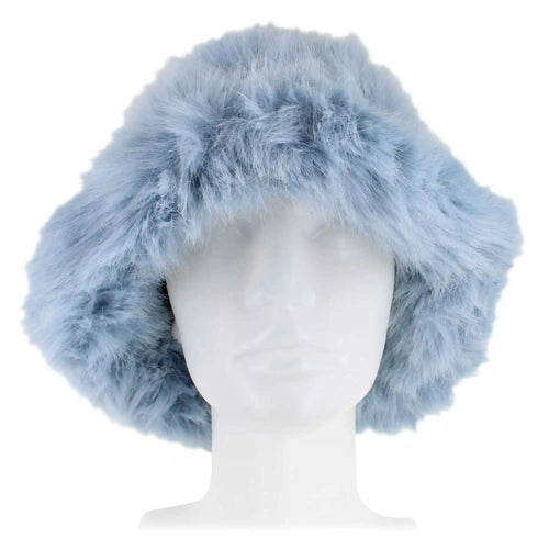 Women's Couture Gems Faux-Fur Bucket Hat