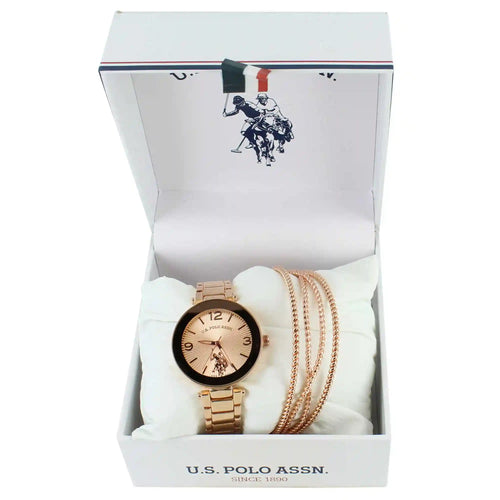 U.S. Polo Association Watch And Bangle Set