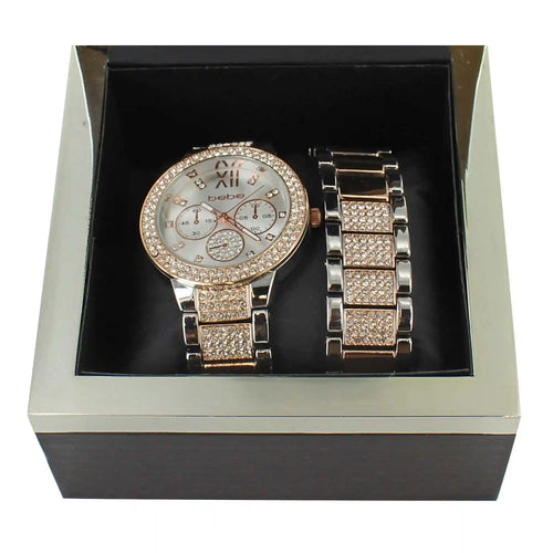 bebe Watch And Matching Bracelet Set