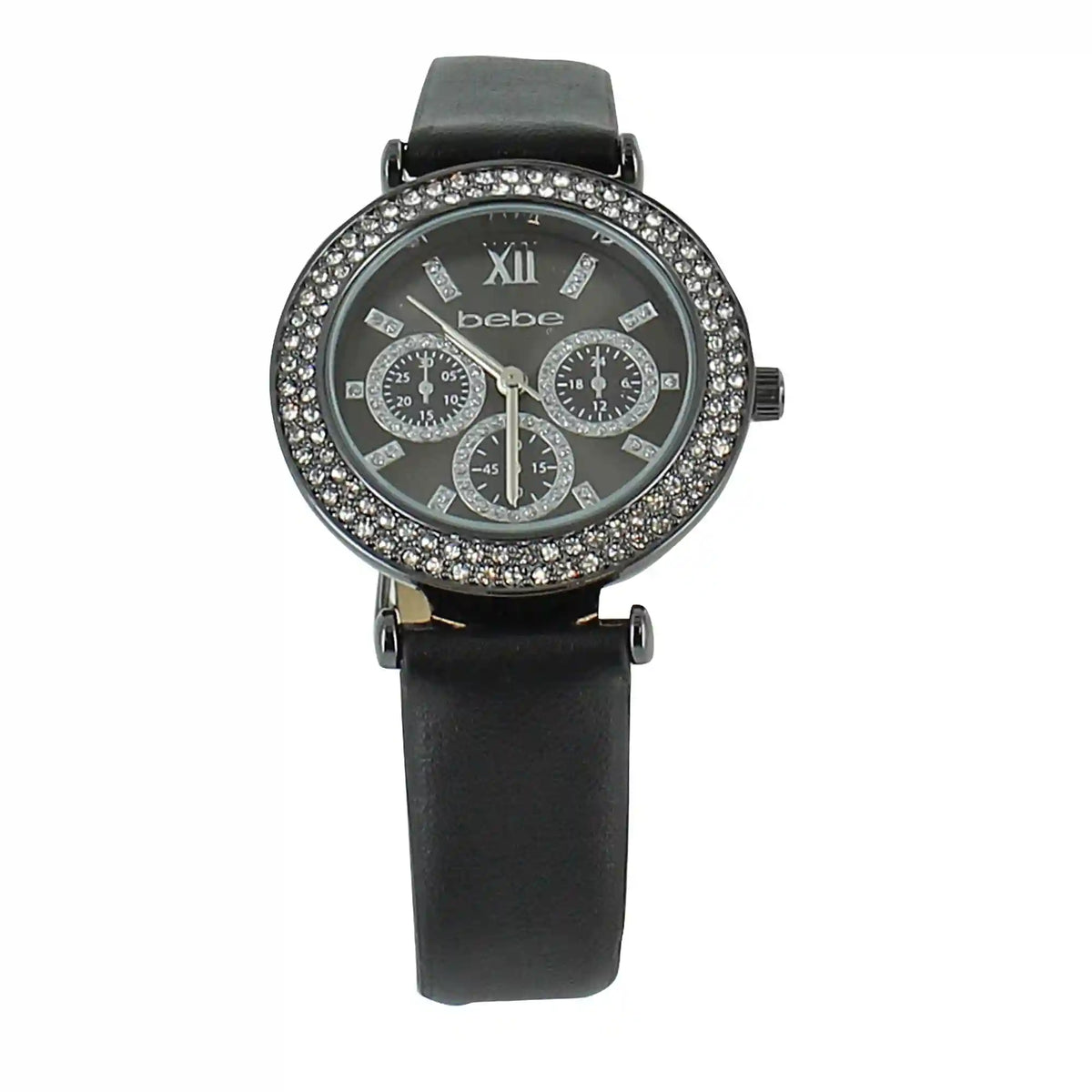 bebe Faux-Diamond Chronograph Watch