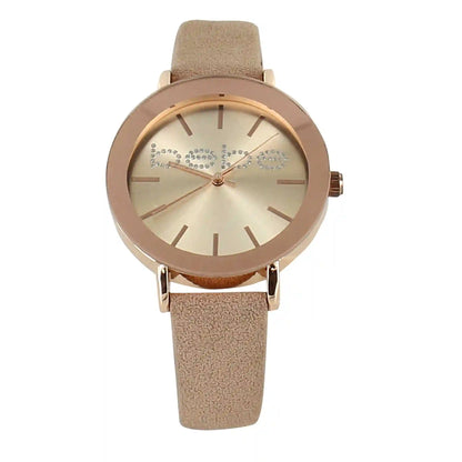 bebe Faux-Diamond Logo Watch
